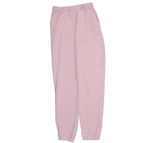 Adidas Womens Pink Jogger Sweatpants Size 10 Elastic Waist Activewear