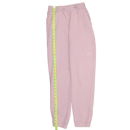 Adidas Womens Pink Jogger Sweatpants Size 10 Elastic Waist Activewear