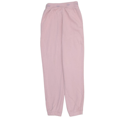Adidas Womens Pink Jogger Sweatpants Size 10 Elastic Waist Activewear