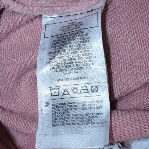 Adidas Womens Pink Jogger Sweatpants Size 10 Elastic Waist Activewear