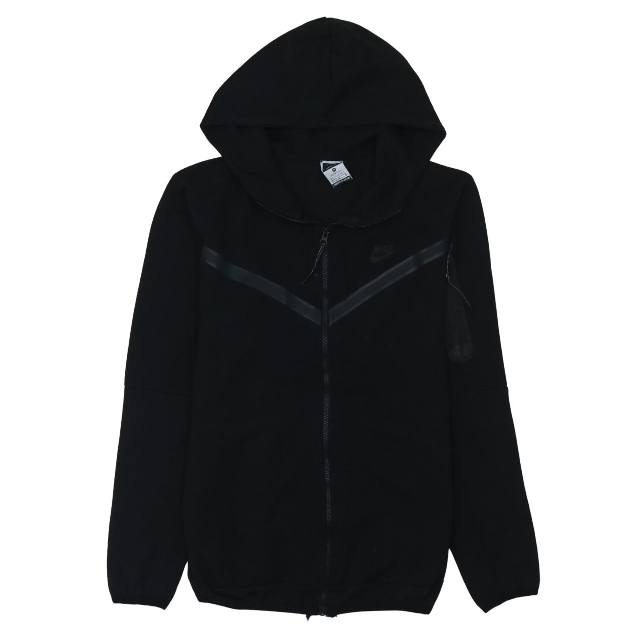 Nike Men's Black Full Zip Hoodie M Sports Fleece Sweatshirt