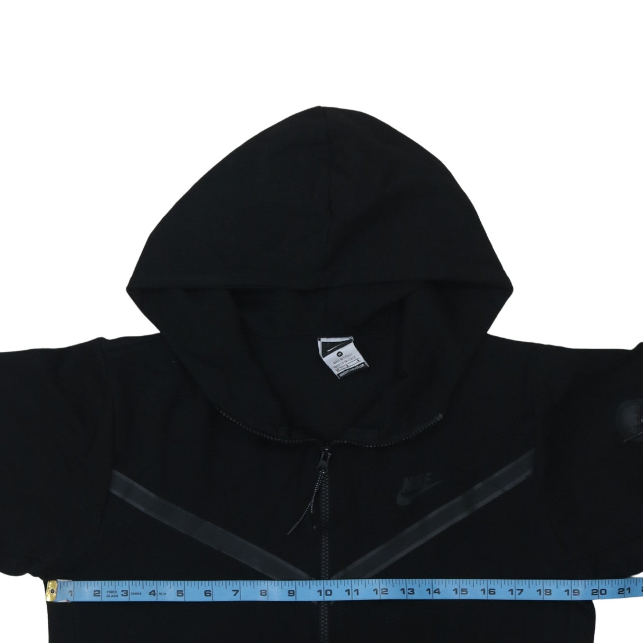 Nike Men's Black Full Zip Hoodie M Sports Fleece Sweatshirt