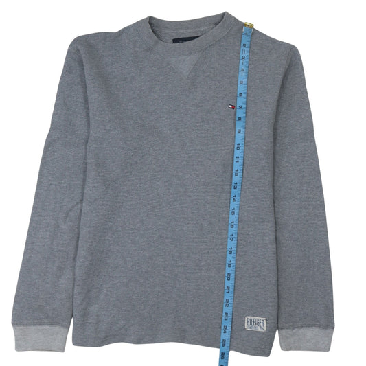 Tommy Hilfiger Men's Grey Crew Neck Pullover Sweatshirt M