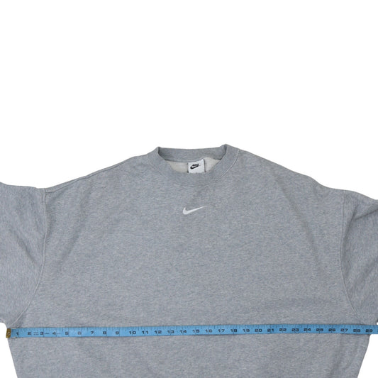 Nike Men's Grey Crew Neck Sweatshirt Small Pullover Fleece