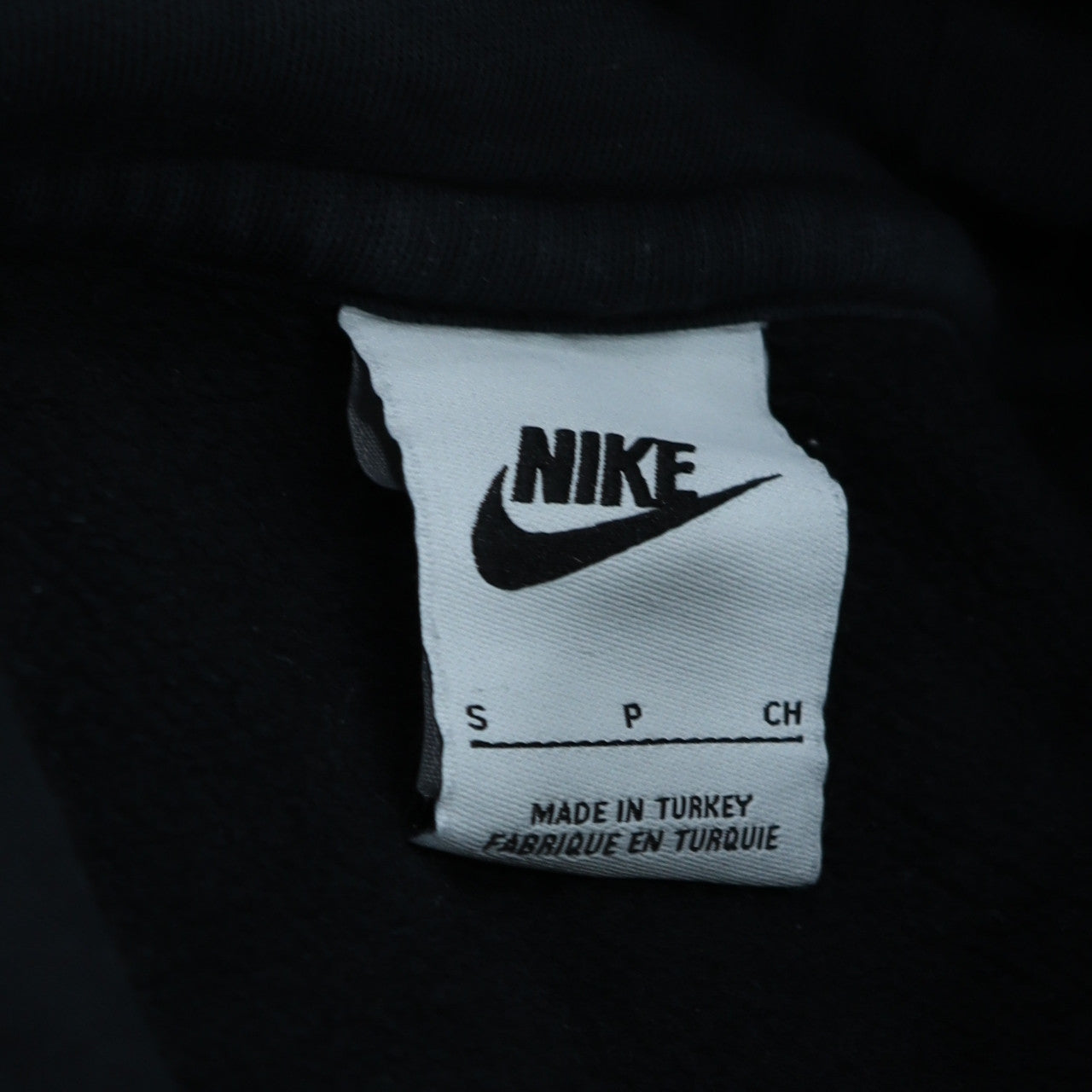 Nike Men's Black Pullover Hoodie Size S Logo Graphic Fleece