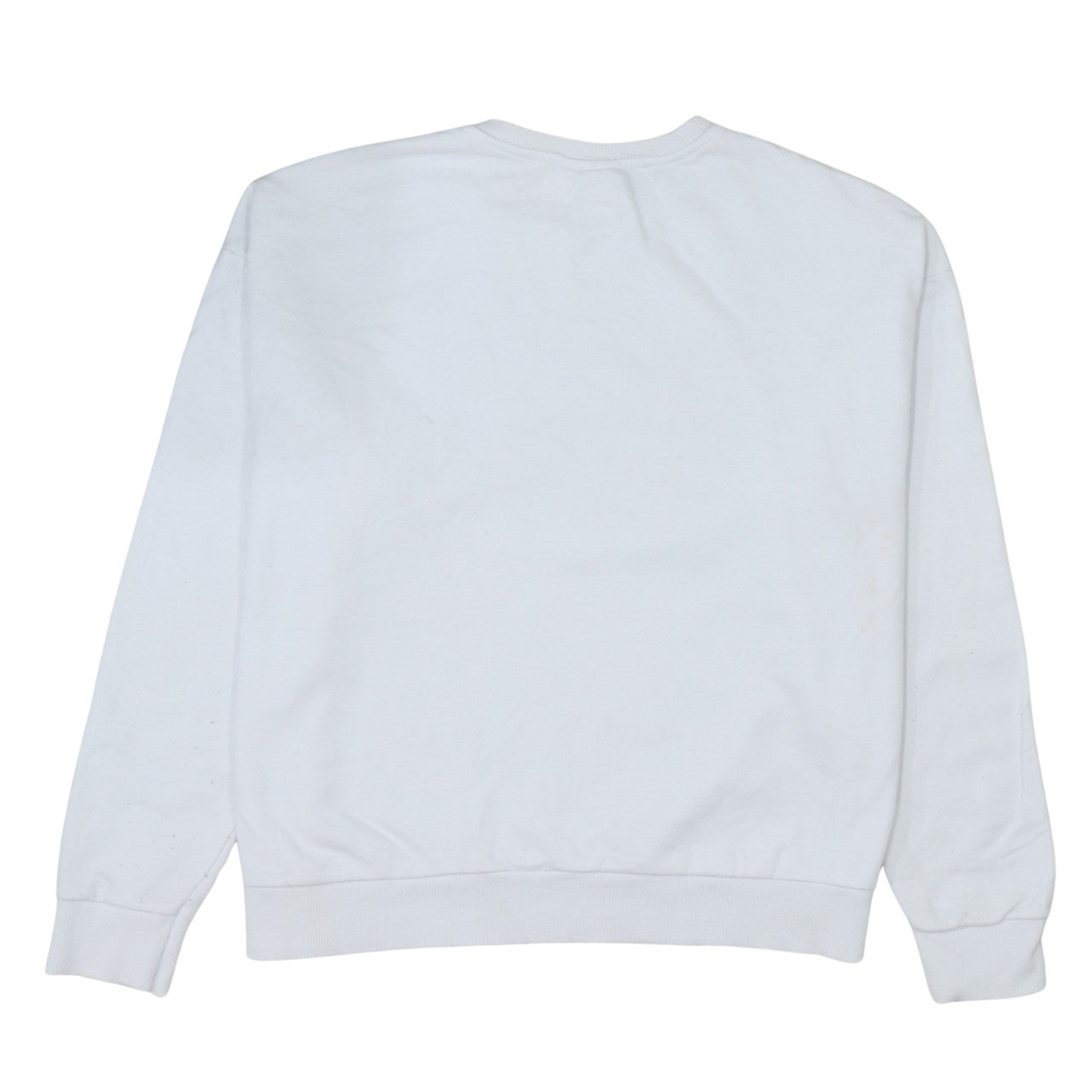 Primark Disney Women White Mickey Mouse Sweatshirt M 12/14 Crew Neck