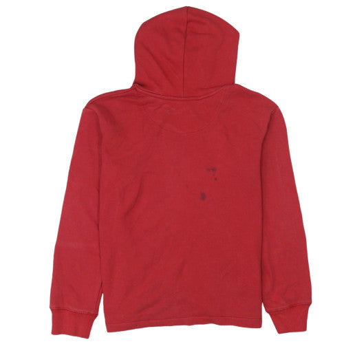 Levi's Teens Red Pullover Hoodie 14 Plus Cotton Logo Sweatshirt