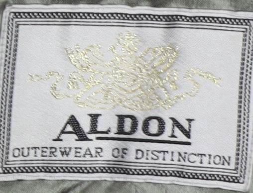 Aldon Men's Green Mid-Length Lined Outdoor Jacket Size M