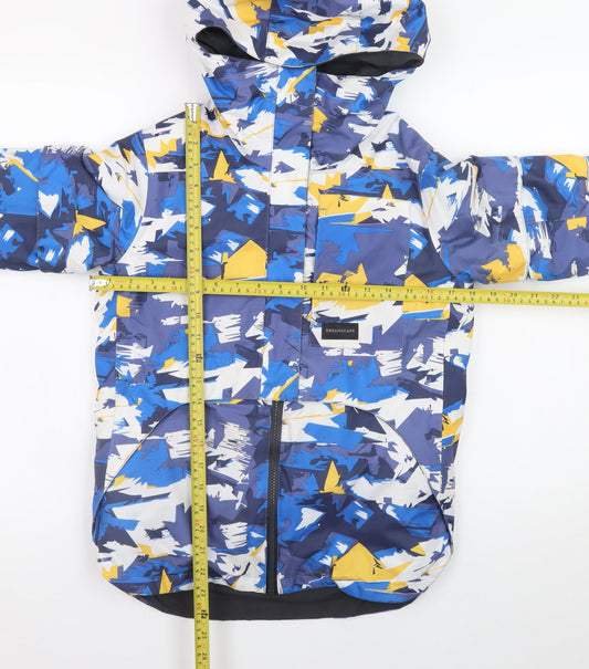 Decathlon Boys Multicoloured 10 Years Ski Jacket Waterproof Hooded Winter