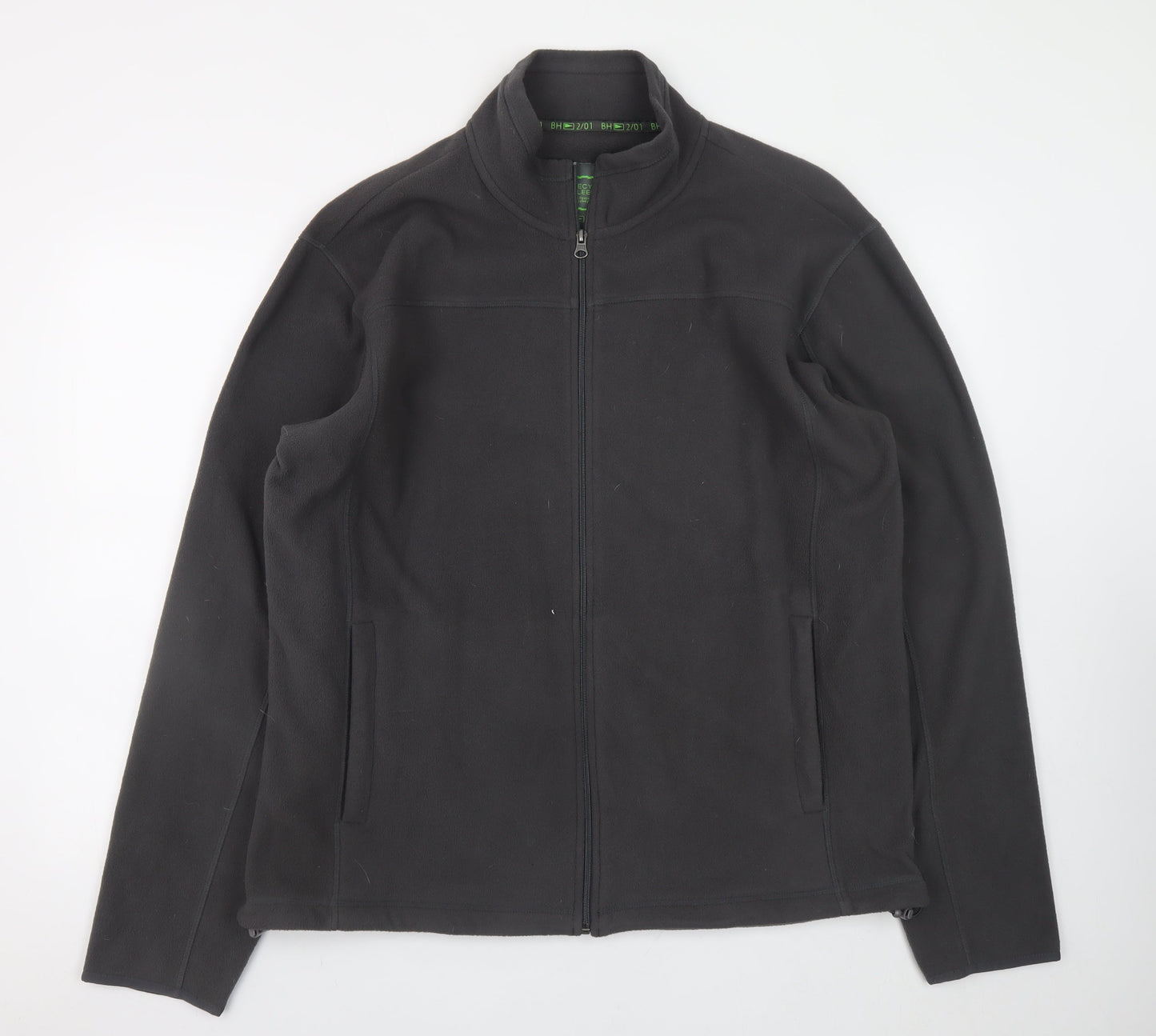 Marks and Spencer Men's Grey Fleece Full Zip Jacket Size L