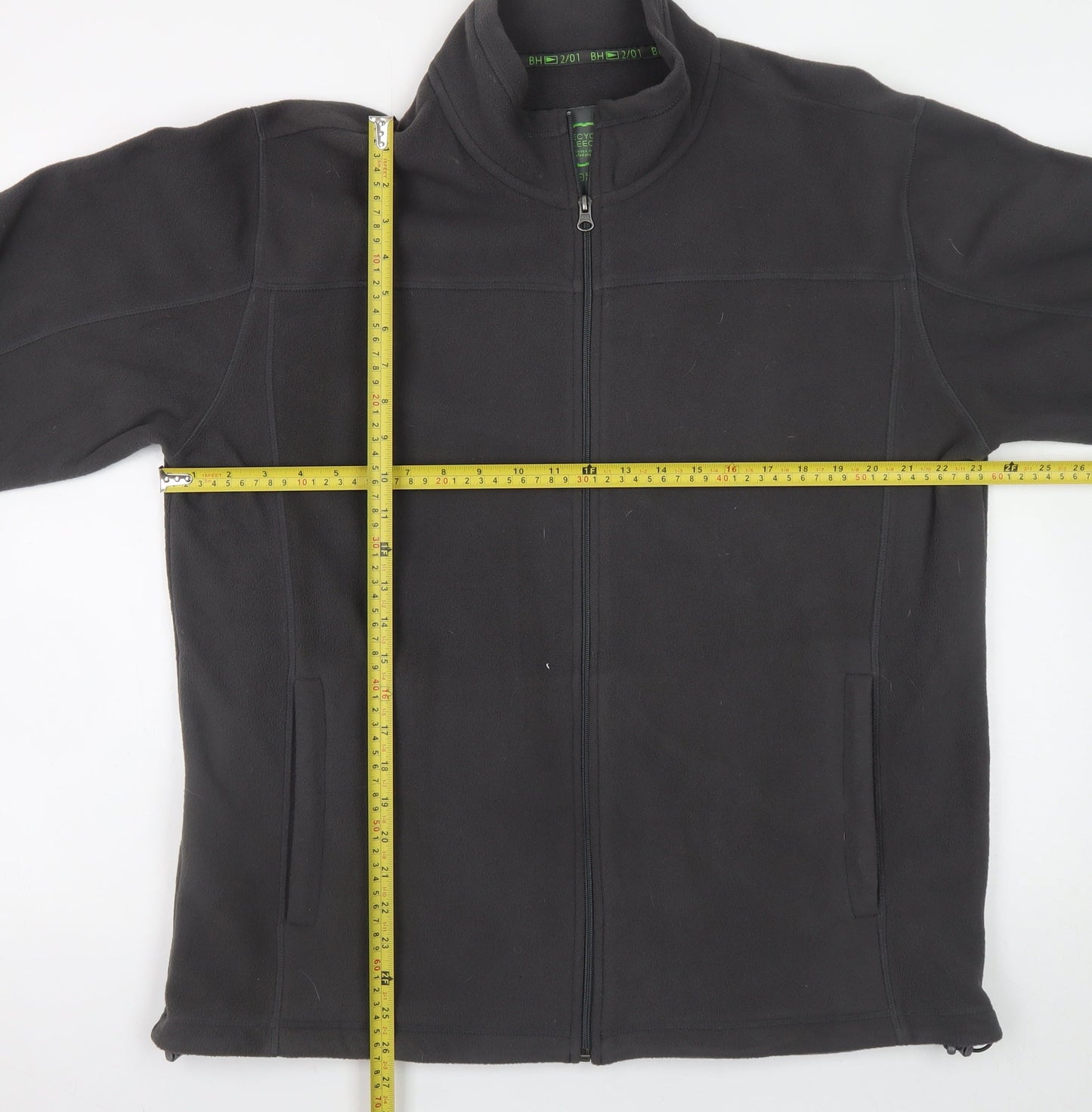Marks and Spencer Men's Grey Fleece Full Zip Jacket Size L