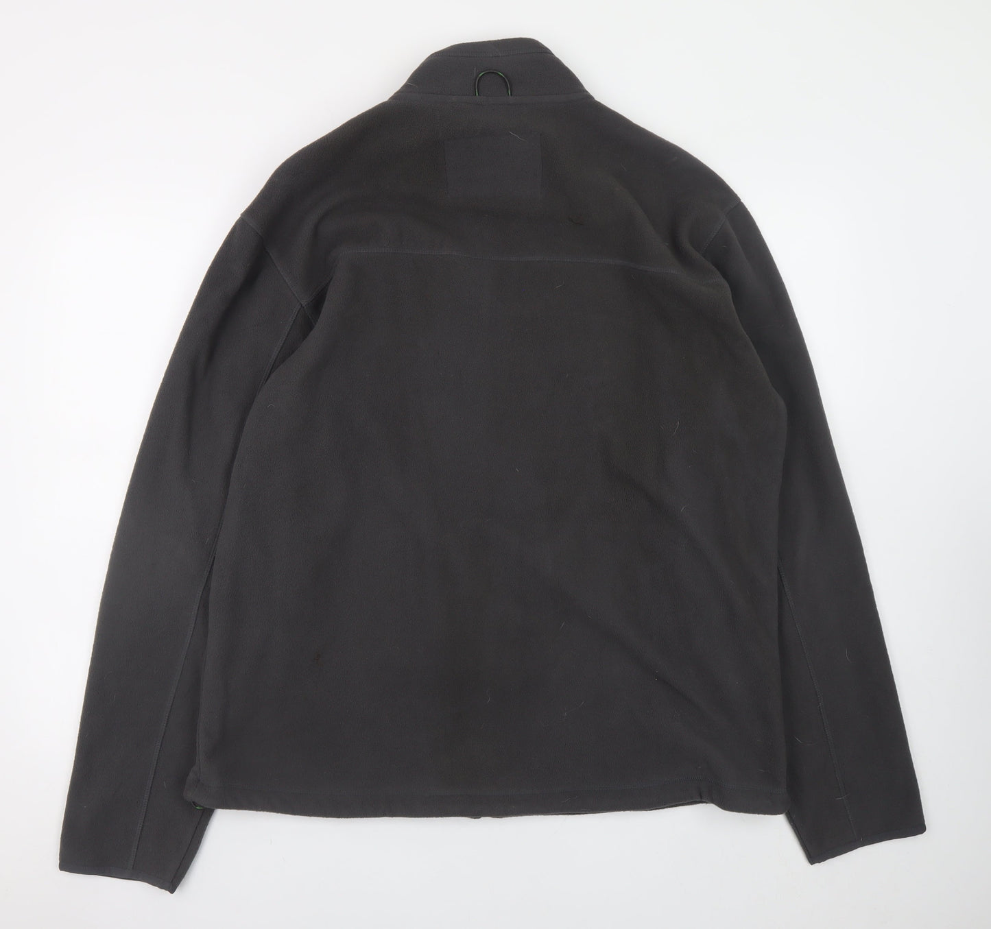 Marks and Spencer Men's Grey Fleece Full Zip Jacket Size L