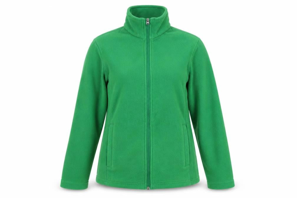 Lands' End Women's Green XS Fleece Full Zip Jacket