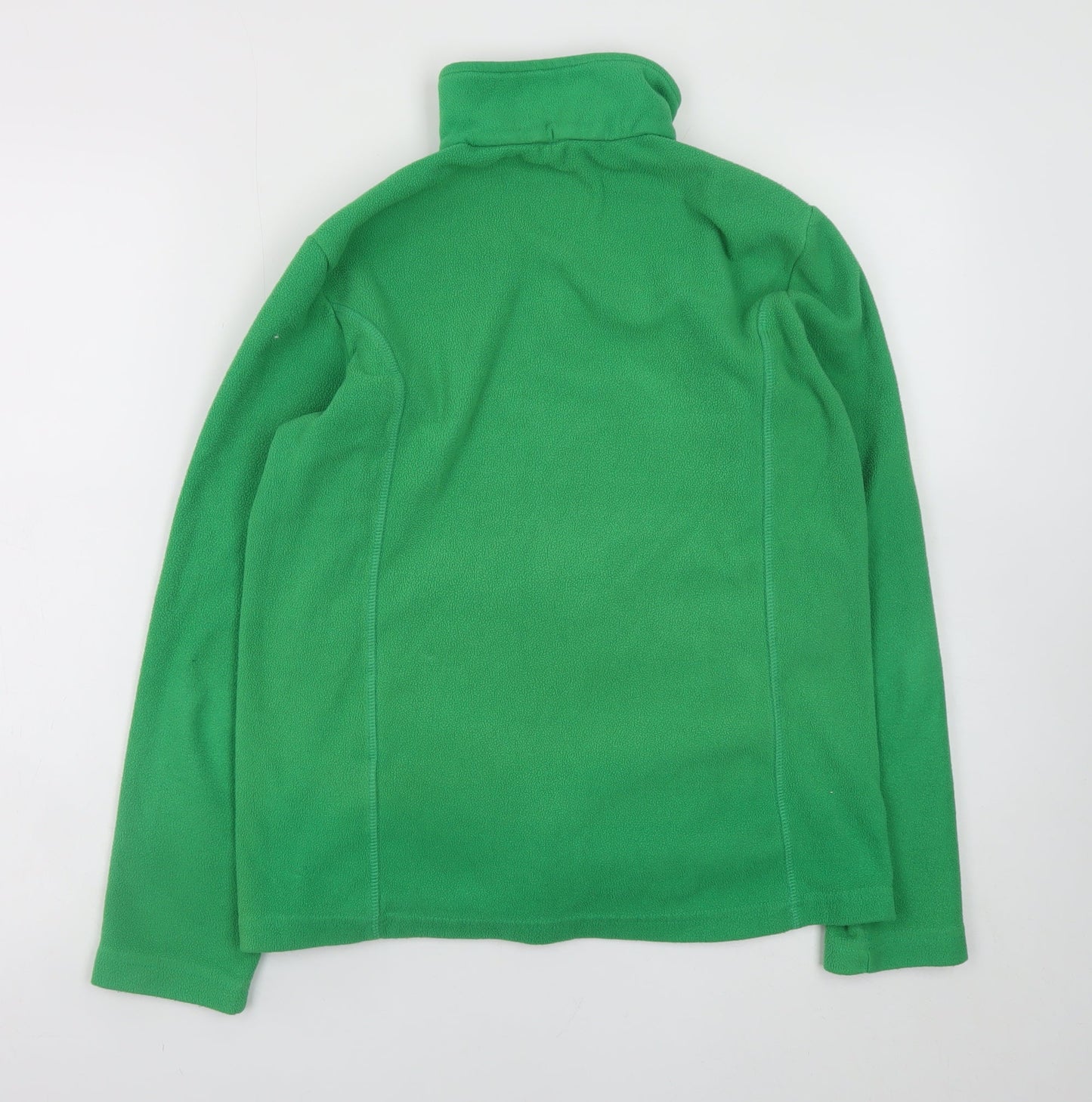 Lands' End Women's Green XS Fleece Full Zip Jacket