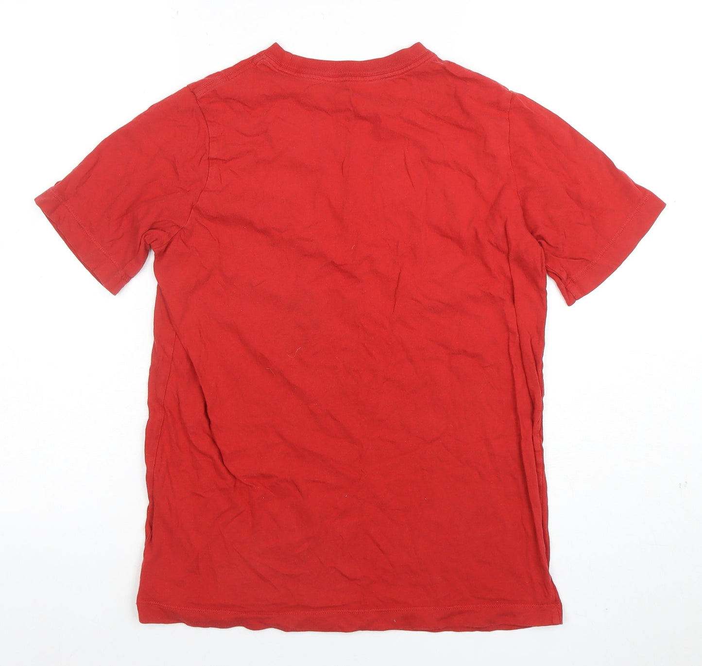 Nike Boys Red XL Sports Logo Cotton Short Sleeve T-Shirt