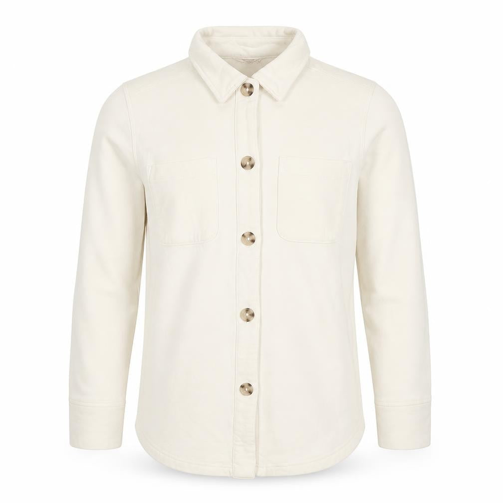 John Lewis ANYDAY Men’s Ivory Long Sleeve Cotton Polo Shirt Size S