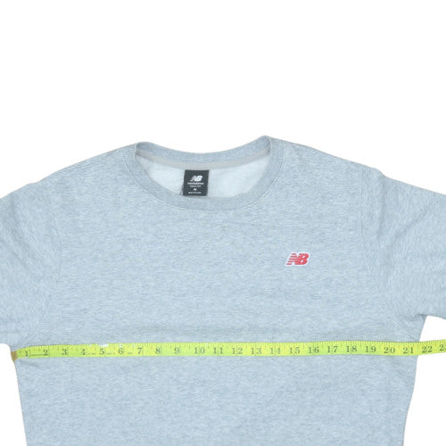New Balance Men's Grey Crew Neck Pullover Sweatshirt M