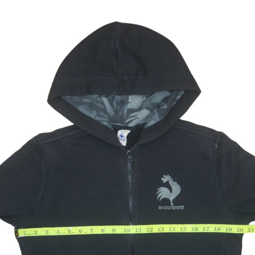 Le Coq Sportif Men's Black Full Zip Hoodie Size S