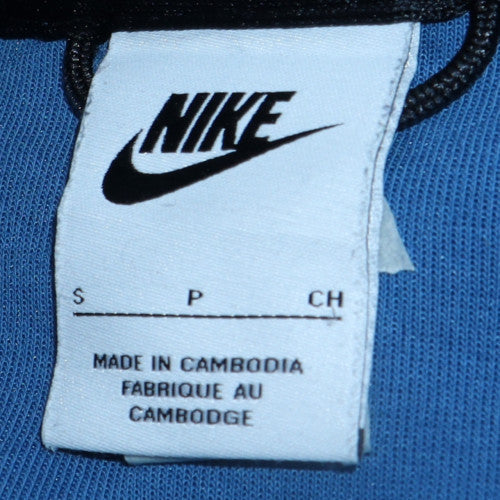 Nike Men's Blue Pullover Hoodie Size S Fleece Sportswear