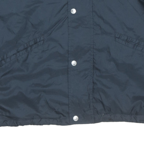 Ocean Jackets Men's Black XL Hooded Windbreaker Jacket