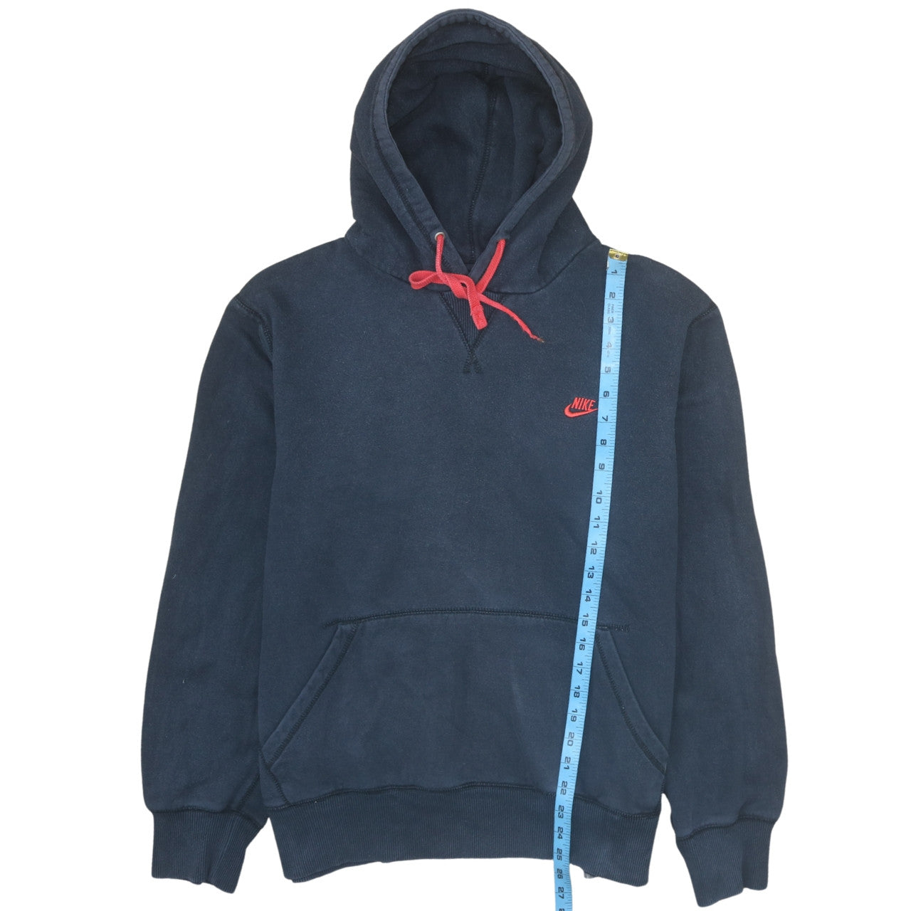 Nike Men's Blue Pullover Hoodie XL Fleece Cotton Blend