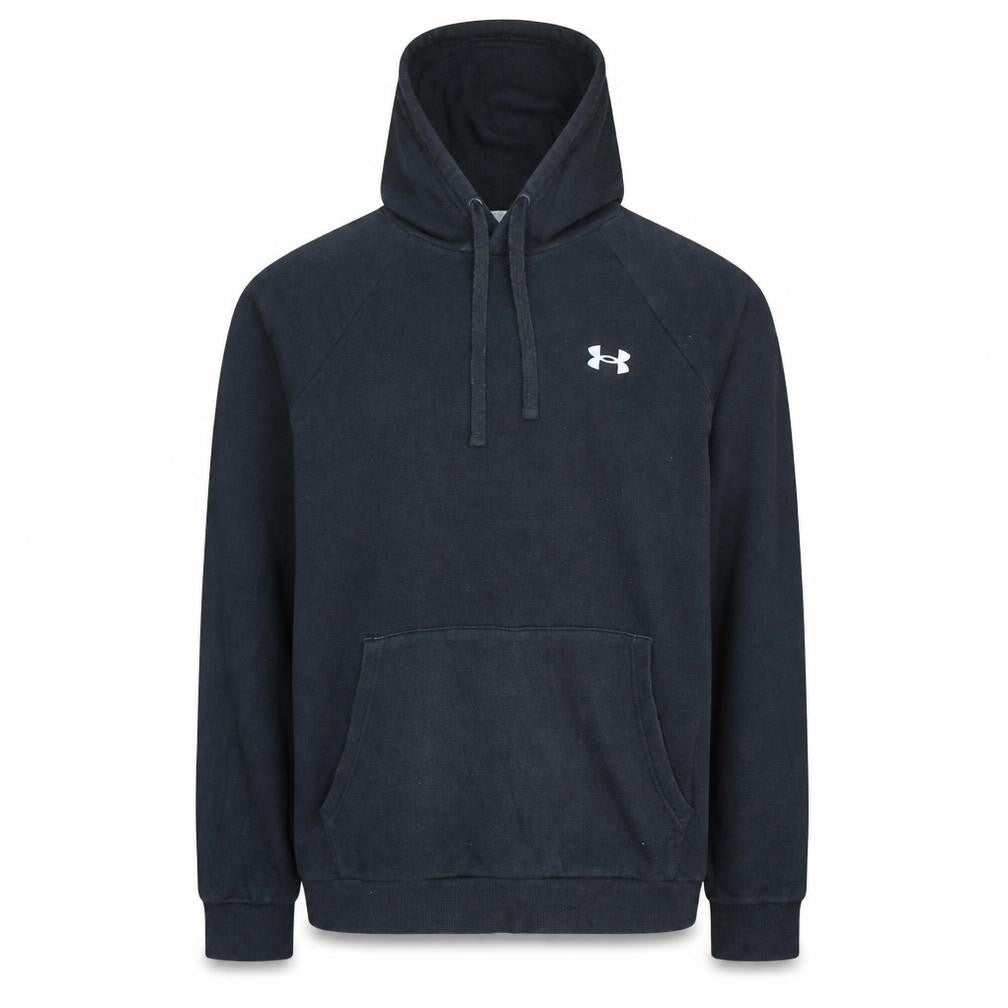 Under Armour Mens Black Small Pullover Hoodie Fleece Sweatshirt