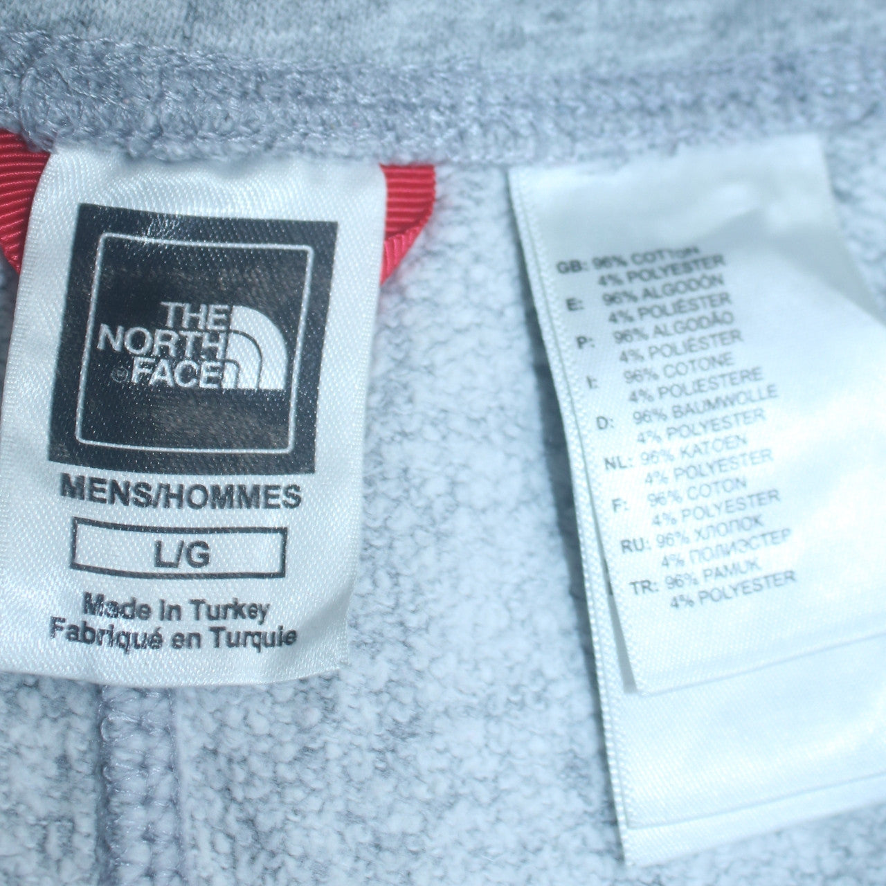 The North Face Mens Grey Regular Fit Sweatpants L Casual Tapered