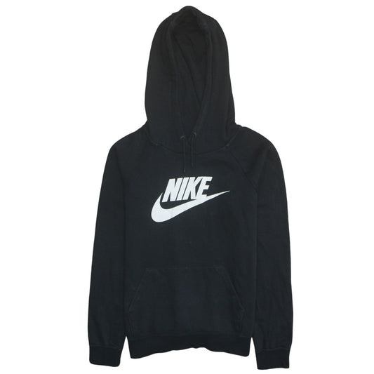 Nike Women's Black Pullover Hoodie Small Fleece Sweatshirt