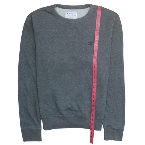 Champion Men's Grey Crew Neck Sweatshirt Size S Classic Fit
