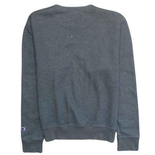 Champion Men's Grey Crew Neck Sweatshirt Size S Classic Fit
