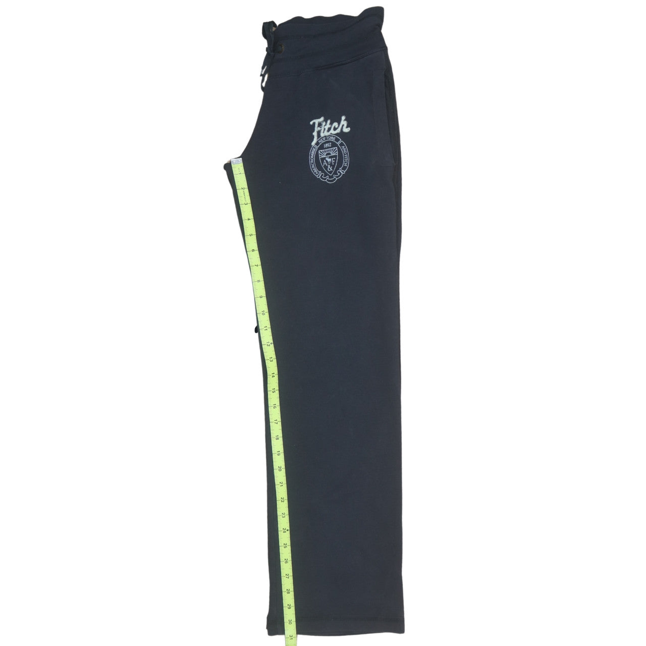 Abercrombie & Fitch Womens Blue Small Sweatpants with Embroidered Logo