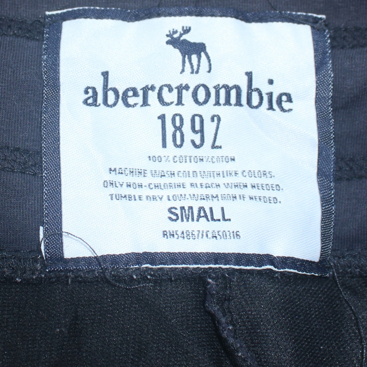 Abercrombie & Fitch Womens Blue Small Sweatpants with Embroidered Logo