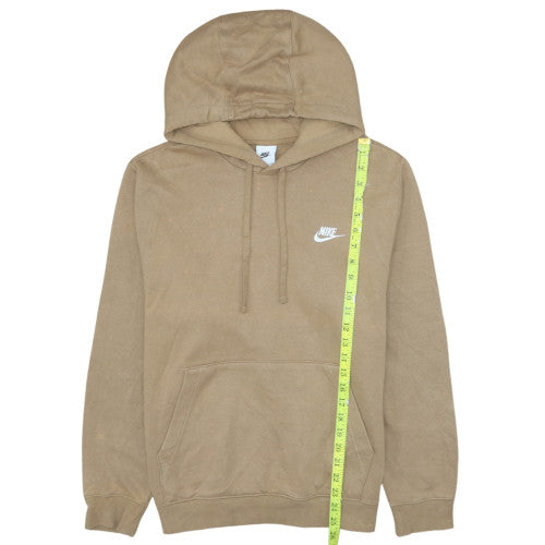 Nike Men's Beige Hoodie Pullover Fleece S Small Logo Sportswear