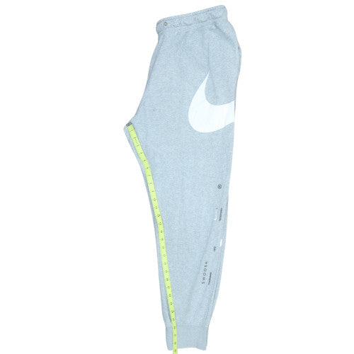 Nike Men’s Grey XL Sweatpants with Logo and Elastic Waist