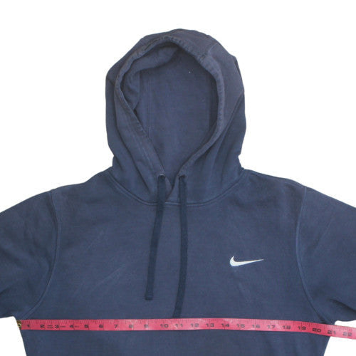 Nike Men's Blue Pullover Hoodie Small Fleece Cotton Blend