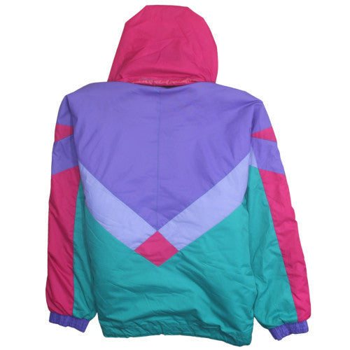 Snow Grimp Men's Multicoloured 80s Ski Puffer Jacket Size 52