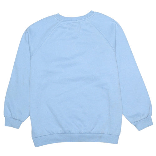 Disney Girls Blue Stitch Graphic Pullover Sweatshirt 11-12 Years