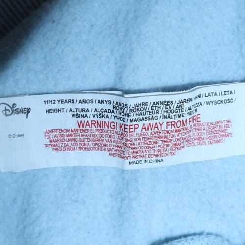 Disney Girls Blue Stitch Graphic Pullover Sweatshirt 11-12 Years