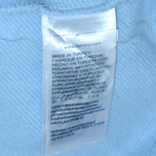Tommy Jeans Womens Light Blue XL Pullover Hoodie 100% Cotton