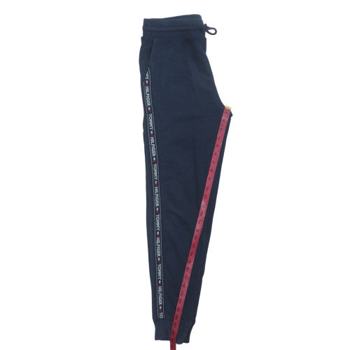 Tommy Hilfiger Men Blue Jogger Trousers S Regular Fit Logo Tape