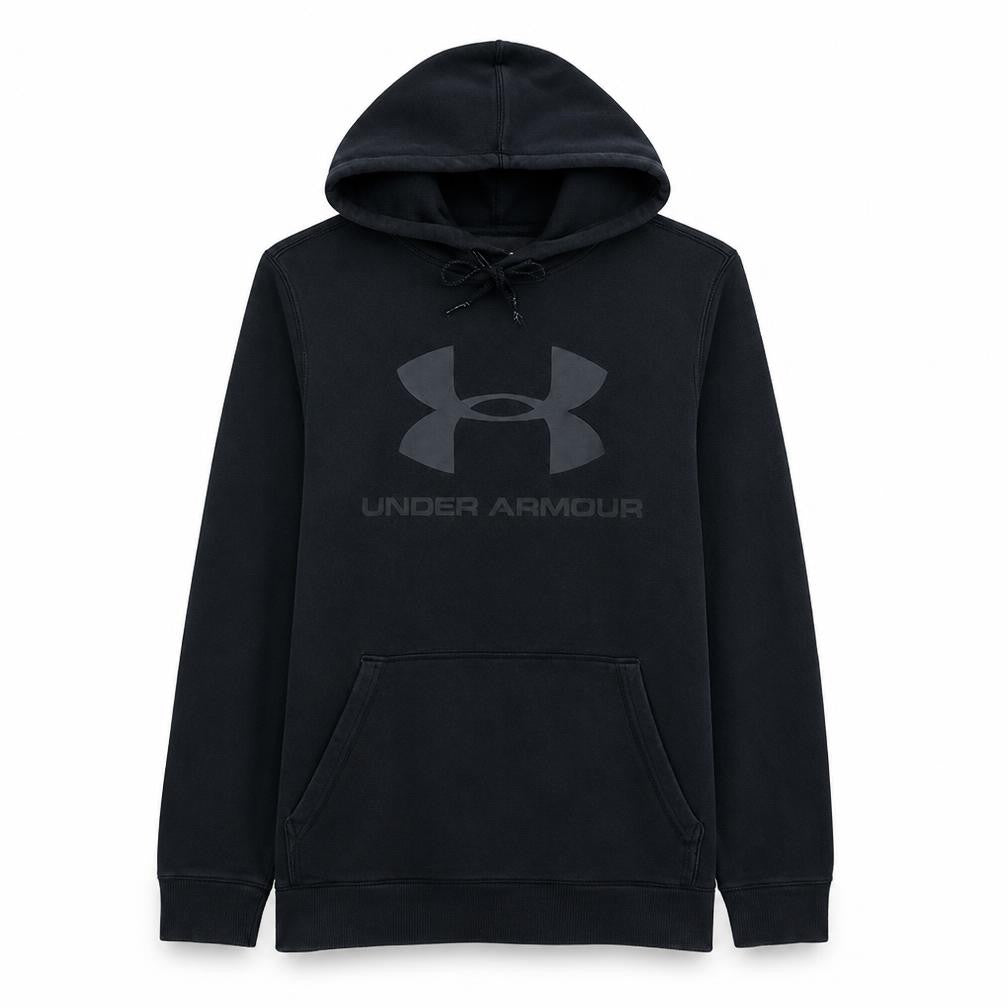 Under Armour Men's Black Pullover Hoodie Medium Athletic Fit