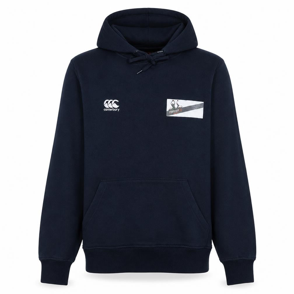 Canterbury Men's Blue Pullover Hoodie L Sports Fleece Rugby