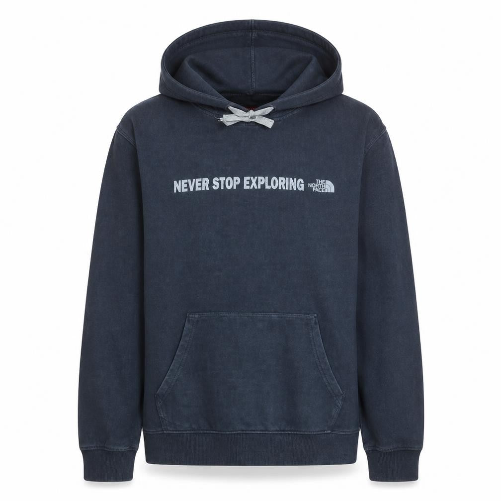 The North Face Men's Blue Pullover Hoodie L Outdoor Adventure