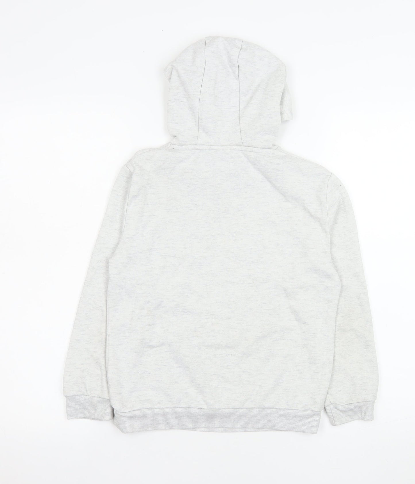 Star Wars Boys Grey The Mandalorian Hoodie 8-9 Years Pullover Cotton Blend