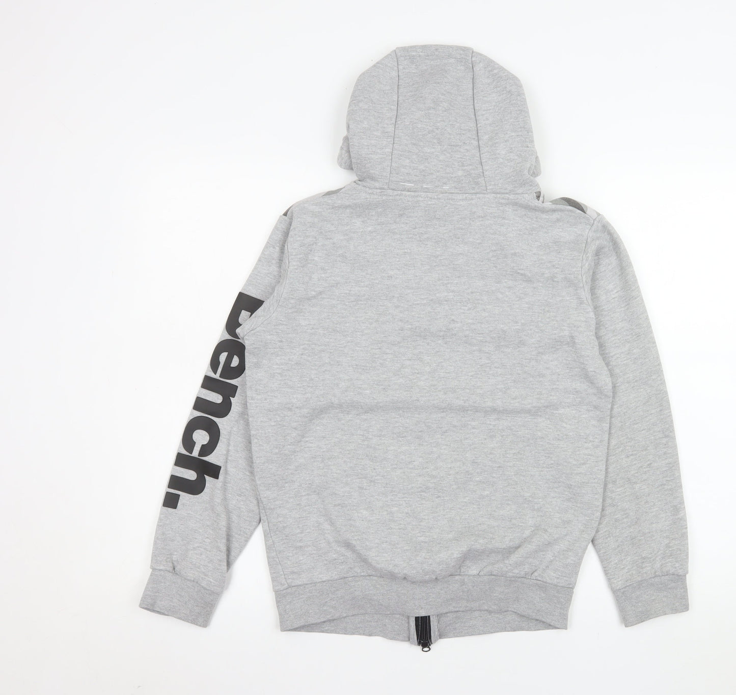 Bench Boys Grey Camo Hooded Full Zip Track Jacket 11-12 Years
