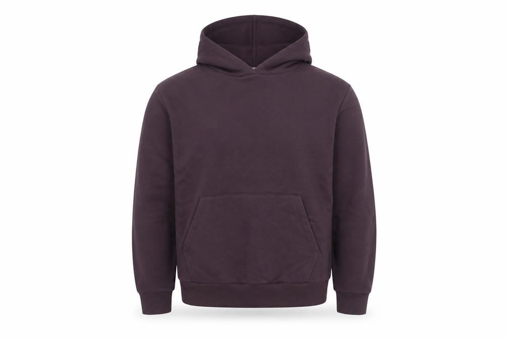 Marks and Spencer Men's Brown Pullover Hoodie Small Fleece Cotton Blend