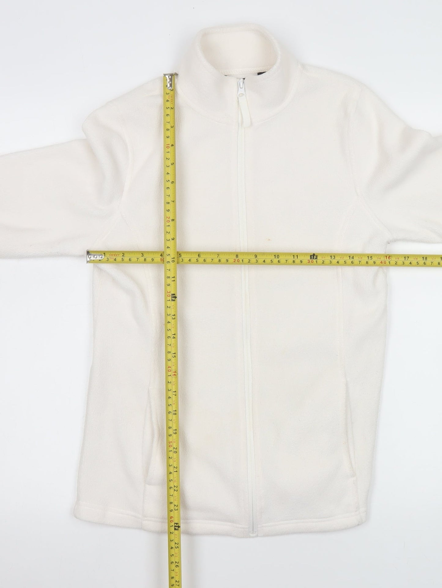 St. Bernard for Dunnes Stores Women's Ivory Full Zip Fleece Sweatshirt S