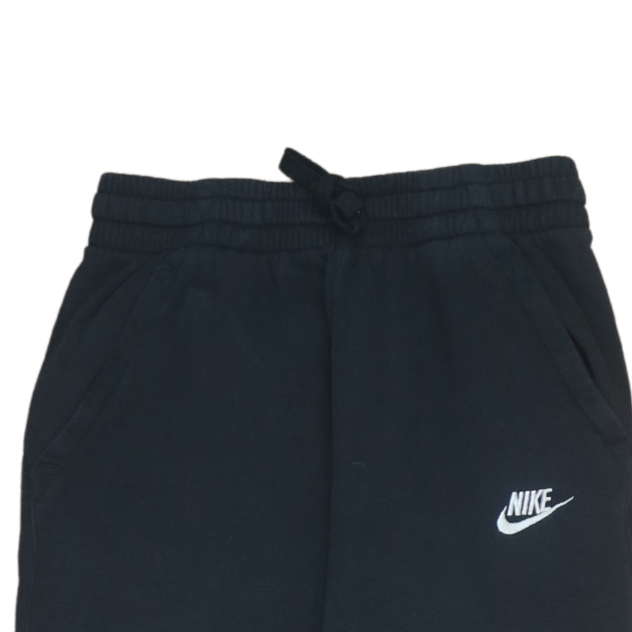 Nike Boys Black Jogger Sweatpants 170cm Cotton Blend Elastic Waist