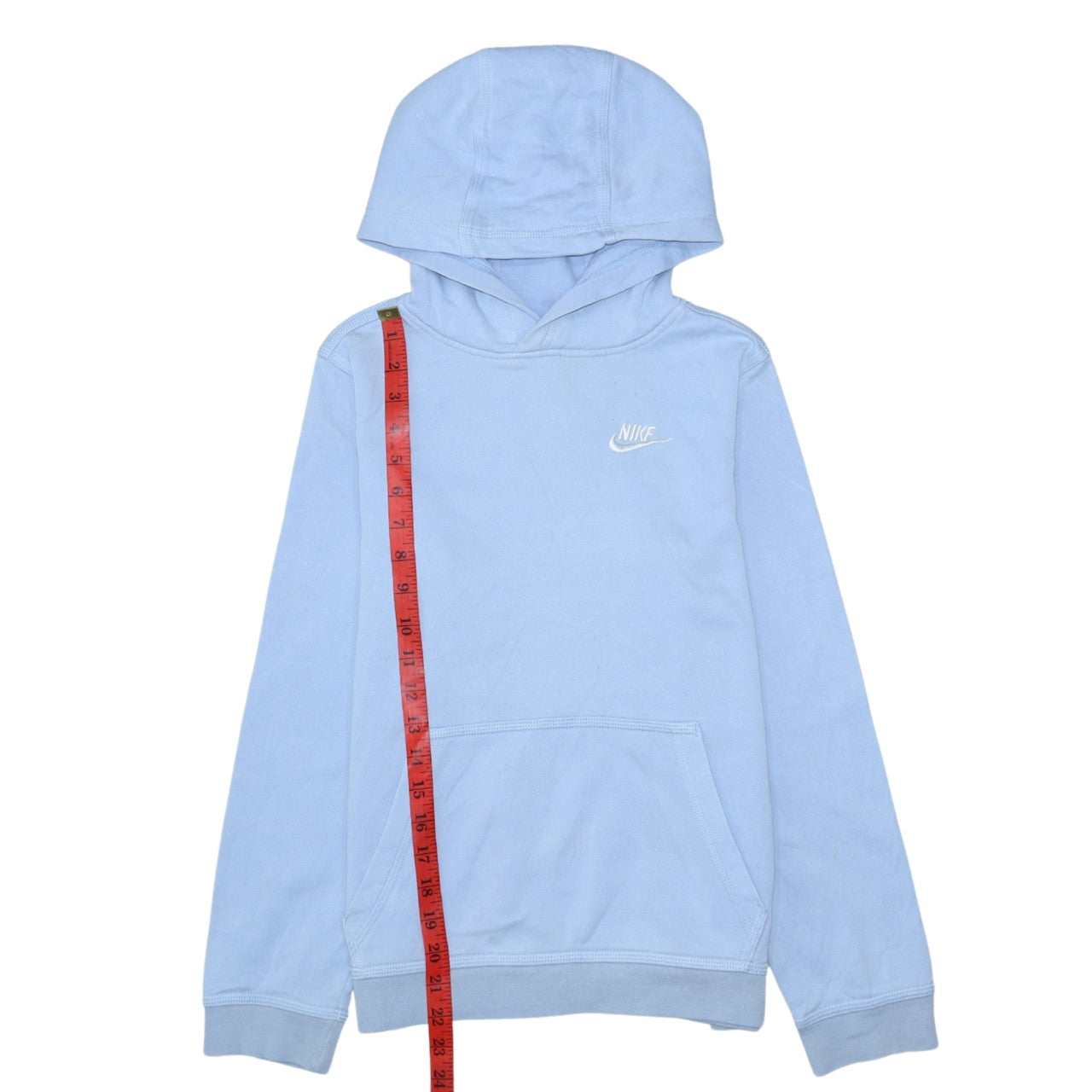 Nike Boys Blue Pullover Hoodie L 147-158cm Fleece Sweatshirt
