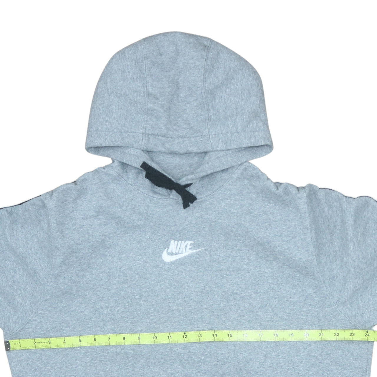 Nike Womens Grey Pullover Hoodie Large Cotton Blend Sportswear